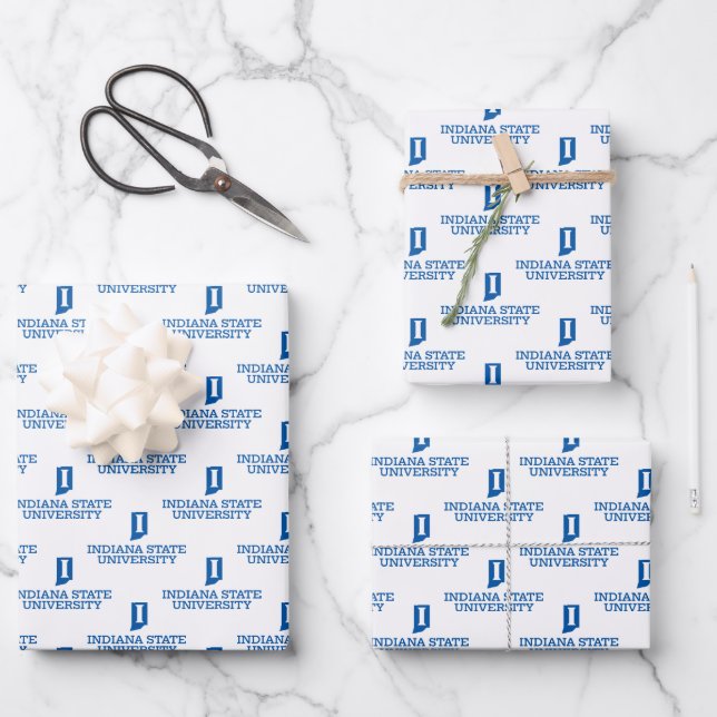 Indiana State University Wrapping Paper Sheet (Front)