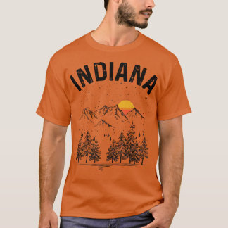 Indiana State Vintage Retro T-Shirt