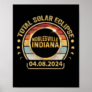 Indiana Total Solar Eclipse Party 2024 Totality  Poster