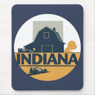 Indiana United States of America Mouse Pad