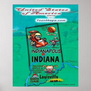Indiana USA Poster
