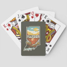 Indiana Wander Playing Cards - Green