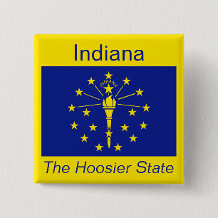 Indianan Flag Button