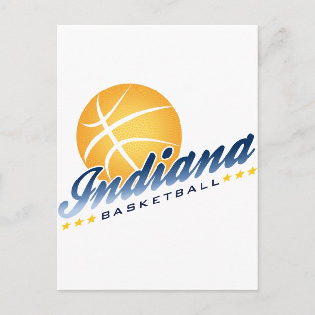 Indianapolis Basketball Postcard (Front)