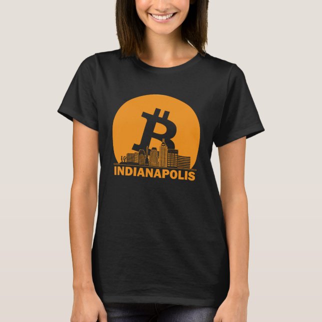Indianapolis Bitcoin Maximalist Bitcoin Indianapol T-Shirt (Front)