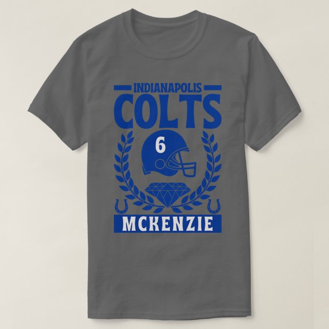 Indianapolis Colts McKenzie 6 American T-Shirt (Design Front)
