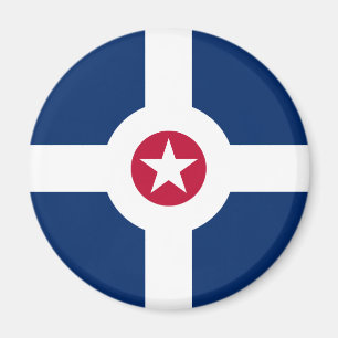 Indianapolis Flag Magnet