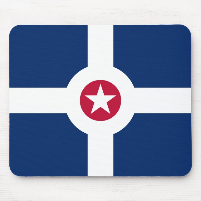 Indianapolis Flag Mouse Pad (Front)