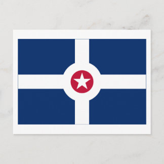 Indianapolis Flag Postcard