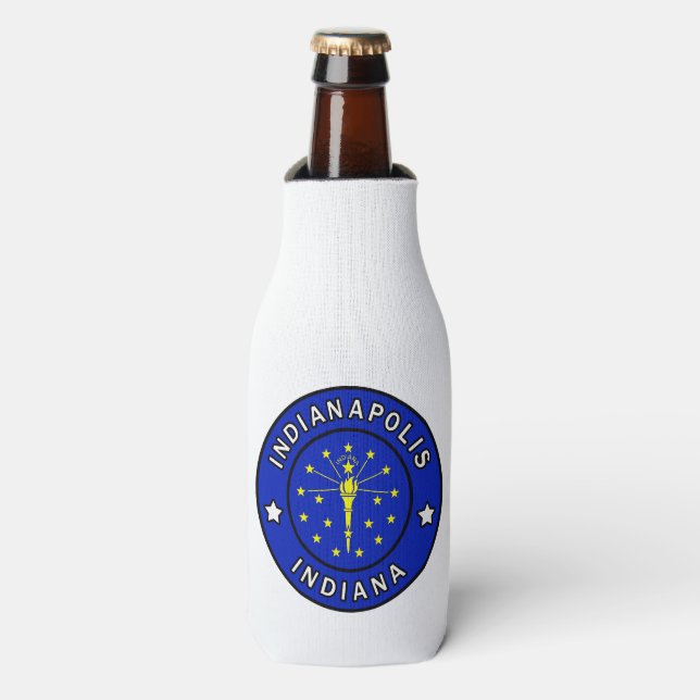 Indianapolis Indiana Bottle Cooler (Bottle Front)