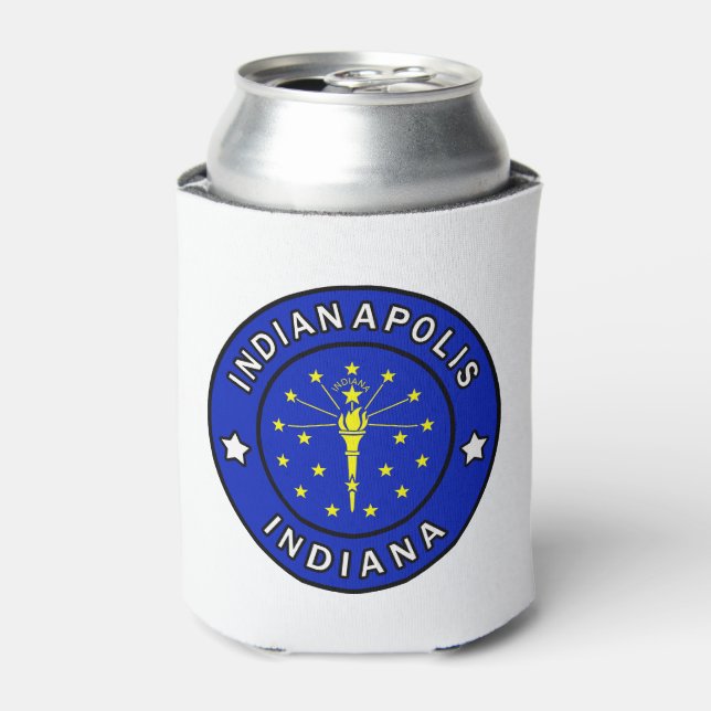Indianapolis Indiana Can Cooler (Can Front)