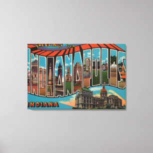 Indianapolis, Indiana (Capital Building) Canvas Print