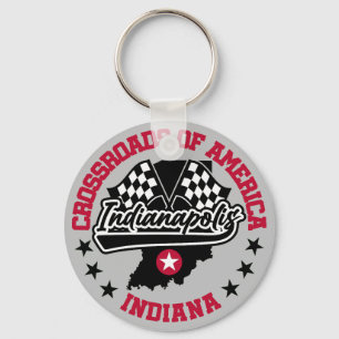 Indianapolis,Indiana Key Ring