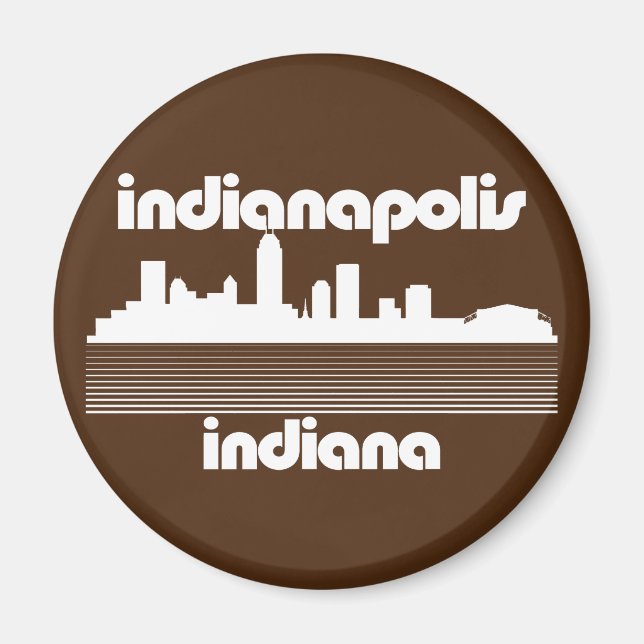 Indianapolis Indiana Magnet (Front)