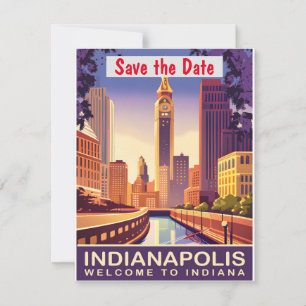 Indianapolis, Indiana,  Save The Date