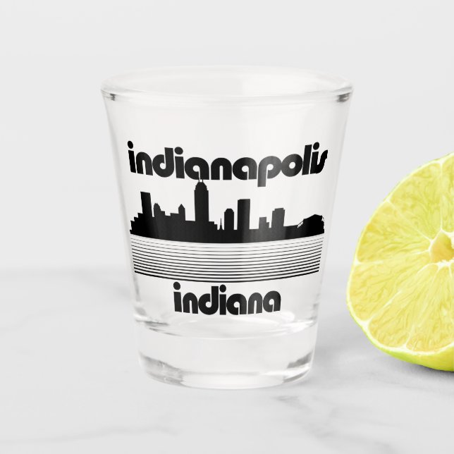 Indianapolis Indiana Shot Glass (Front)