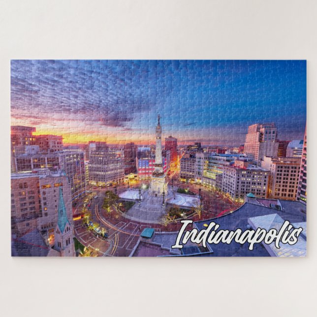 Indianapolis, Indiana, USA Jigsaw Puzzle (Horizontal)
