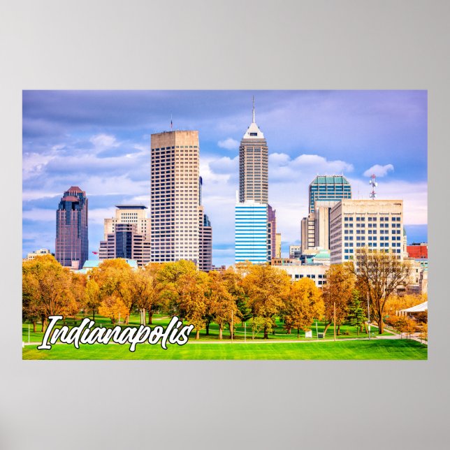 Indianapolis, Indiana, USA Poster (Front)