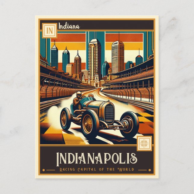 Indianapolis, Indiana  | Vintage Postcard (Front)