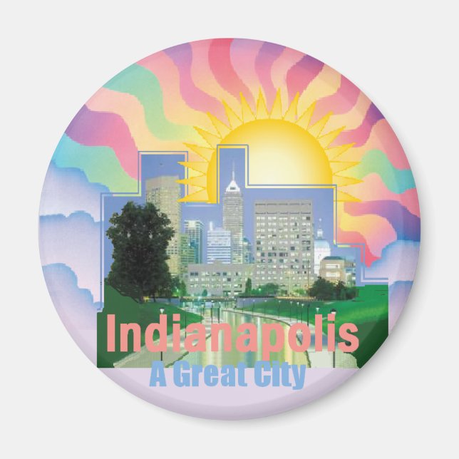 INDIANAPOLIS Magnet (Front)