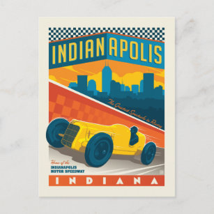 Indianapolis Motor Speedway Postcard