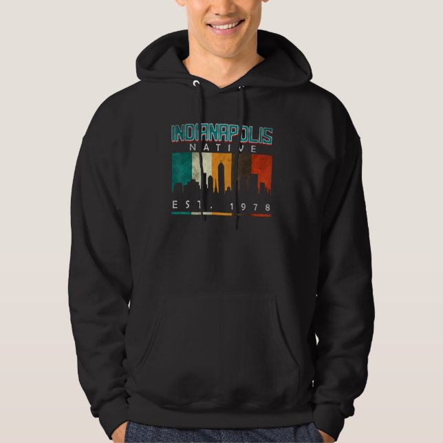 Indianapolis Native Est. 1978 Hoodie (Front)
