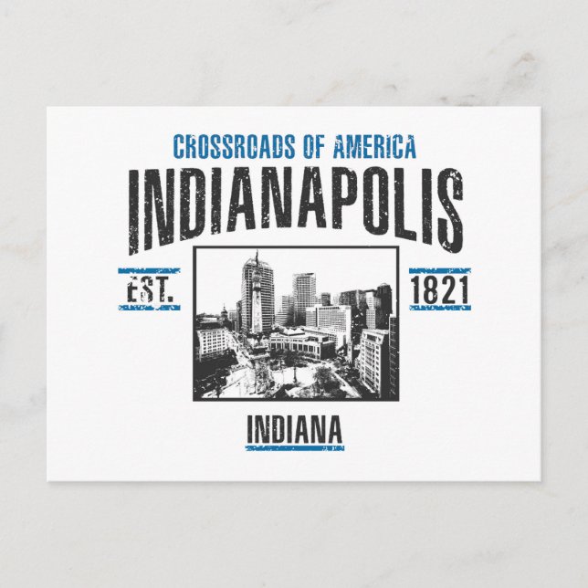 Indianapolis Postcard (Front)
