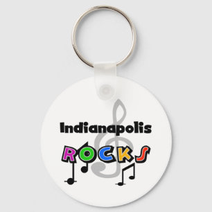 Indianapolis Rocks Key Ring