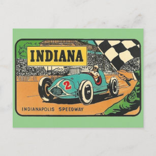 Indianapolis Speedway, Indiana - Postcard