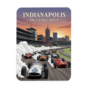 Indianapolis the racing capital of the world magnet