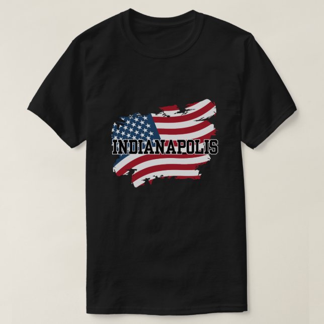 Indianapolis USA T-Shirt (Design Front)