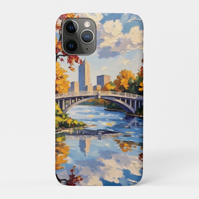 Indianapolis White Bridge Over the White River  Case-Mate iPhone Case (Back)