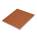 IndianRed  Checkerend Pattern Ceramic Tiles<br><div class="desc">Cool unique gifts.</div>