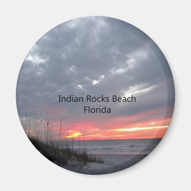 INDIANROCKSBEACHwords Magnet (Front)