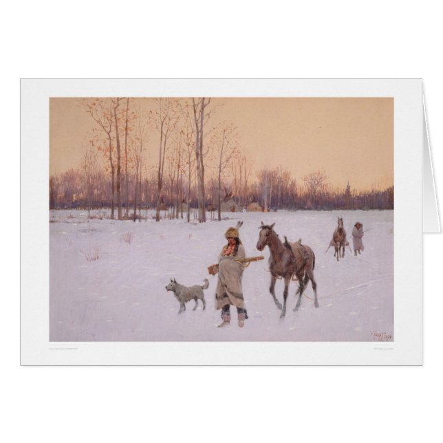 Indians in the Snow (0565A) (Front Horizontal)