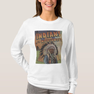 Indians of the Northwest - Indian Chief & Teepee T-Shirt