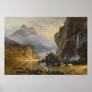 Indians Spear Fishing Poster