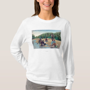 Indians Washing Clothes in the Russian River T-Shirt