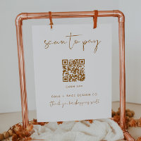 INDIE Bohemian Small Business Payment Sign