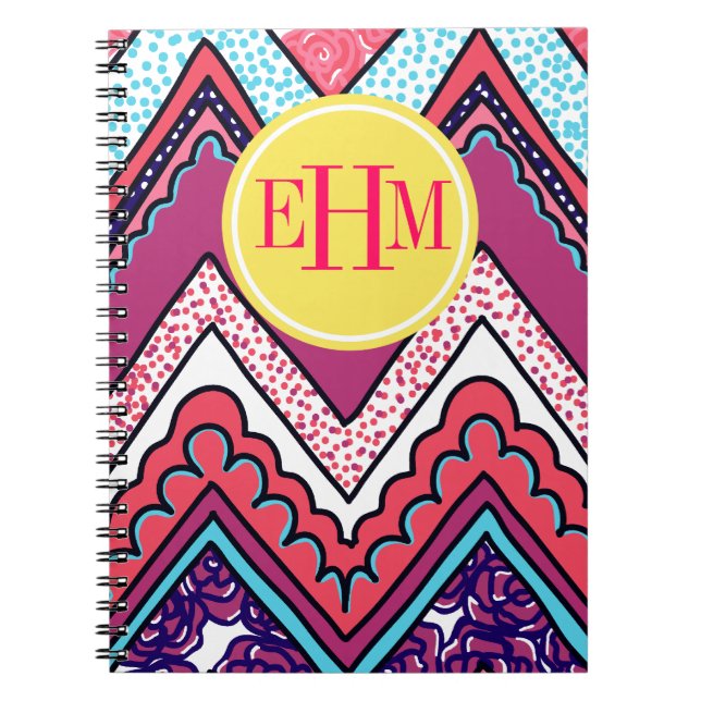 Indie Chevron Spiral Notebook (Front)