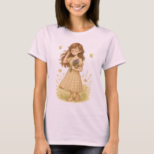 Indie in Bloom T-Shirt – Cottagecore Aesthetic Tee