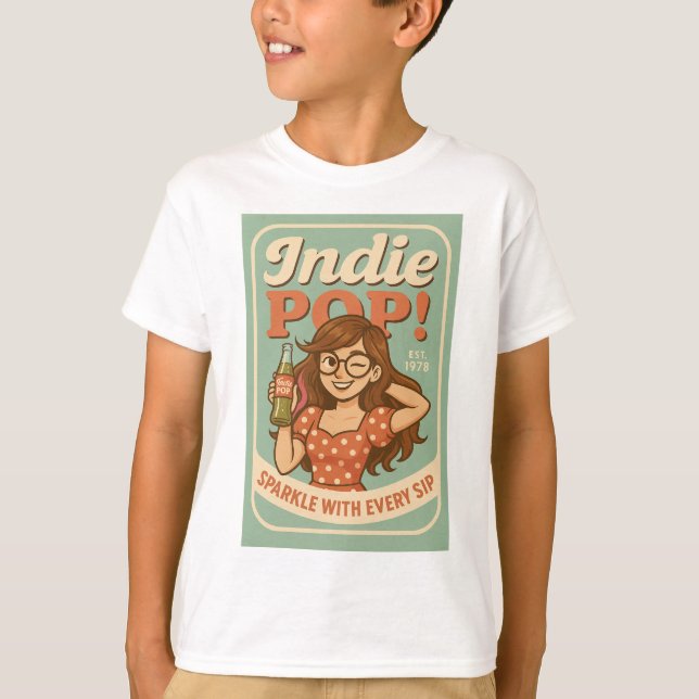 Indie Pop Kids’ T-Shirt (Front)