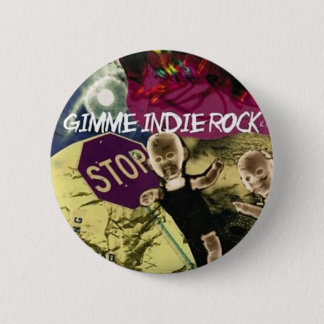 Indie Rock 6 Cm Round Badge