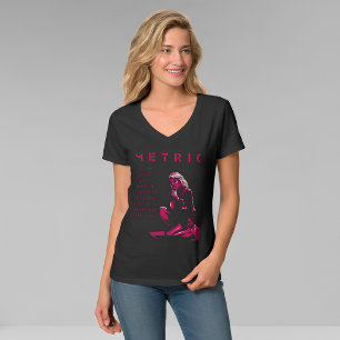 Indie Rock Vibes: Metric Band Emily Haines Lyric T-Shirt