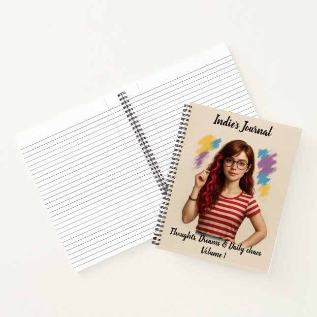 Indie Spiral Notebook – Personalized Journal (Inside)