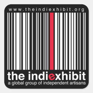 indiExhibit Logo Square Sticker