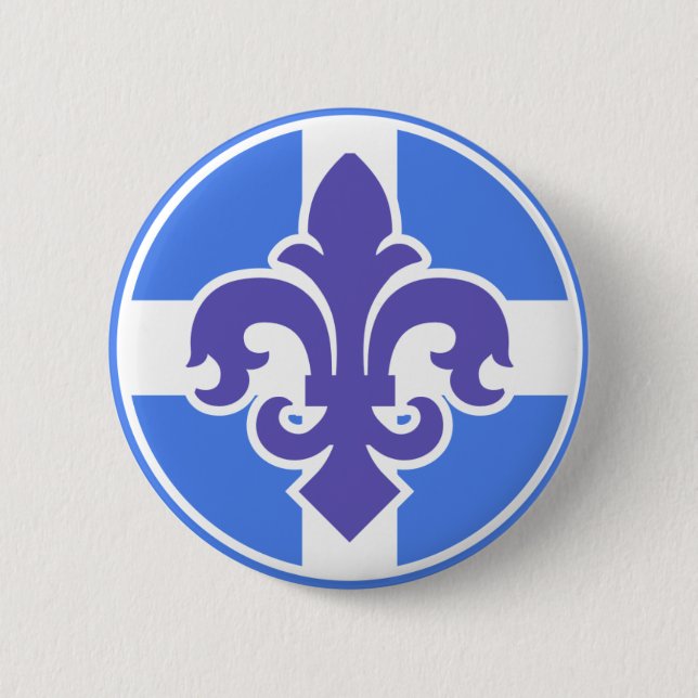 Indigene du Quebec 6 Cm Round Badge (Front)