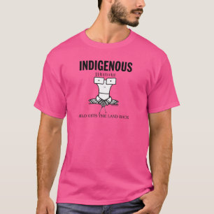 Indigenous Milo Getshe Land Back vintage friends T-Shirt