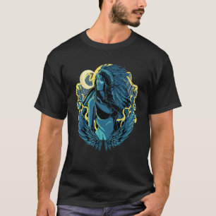 Indigenous Native American Indian Feather Headdres T-Shirt