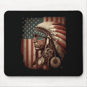 Indigenous People Tribal Cg Native American Indian Mouse Pad